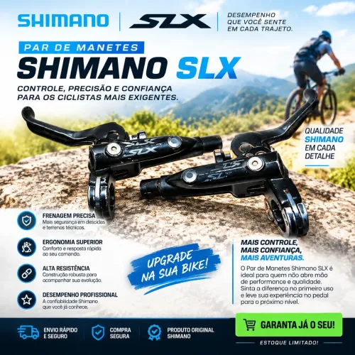 Par de manetes SLX - Usados.