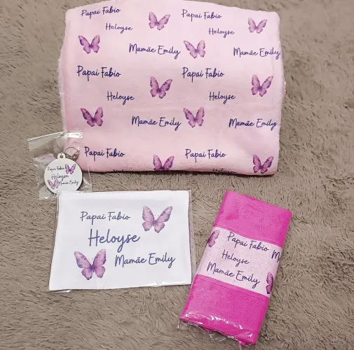 Manta para bebe personalizada