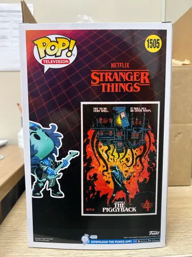 Funko Pop Deluxe Eddie 1505 Netflix Shop Exclusive Stranger Things Original