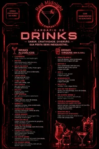 Open bar, Barman e Bartender - Rio de Janeiro