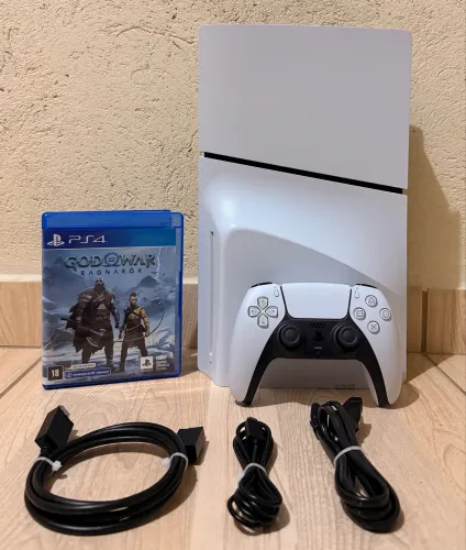 PlayStation 5 slim 1TB mídia física completo zero 