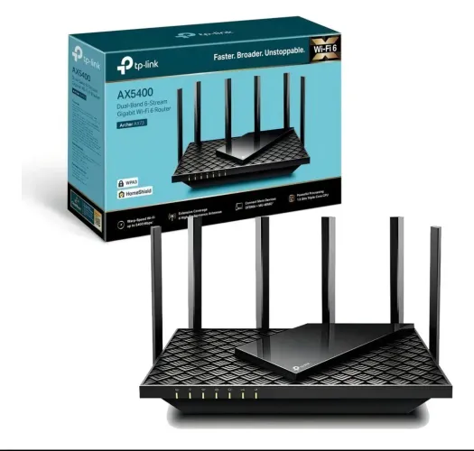 ROTEADOR TPLINK AX 5400 WIFI 6 GIGA