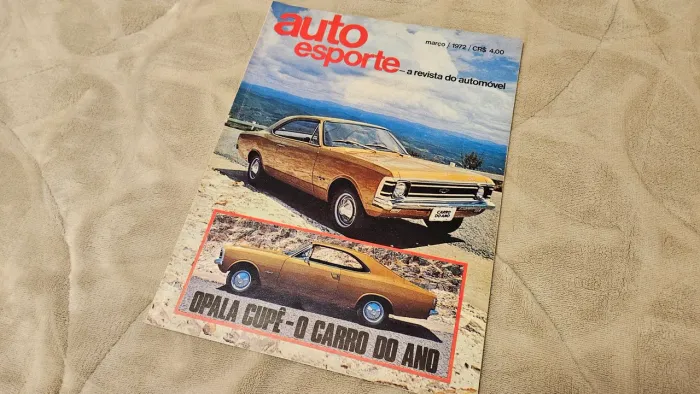 Revista Auto Esporte 89 - GM Chevrolet Opala - Carro do Ano 1972 (nao é quatro rodas)