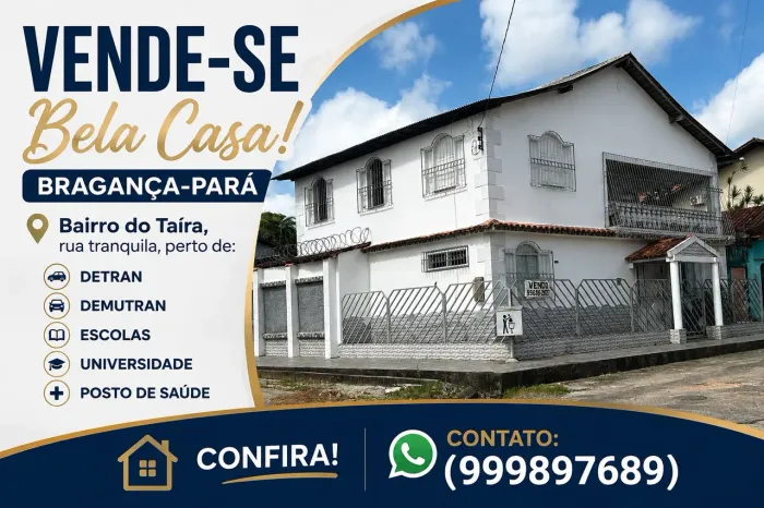 Vendo linda casa em Bragança do Pará