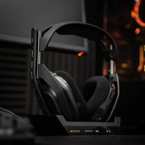 HEADSET GAMER SEM FIO ASTRO A50 GEN4 + BASE DE CARREGAMENTO P/ PC, PS4, XBOX. (NOVO)