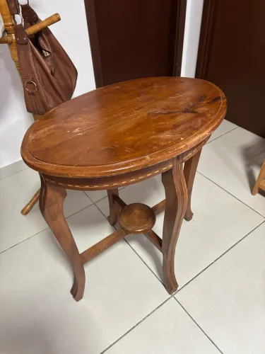 Mesa de madeira decoração