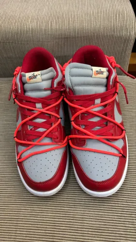 NIKE DUNK SB RED UNIVERSITY OFF WHITE