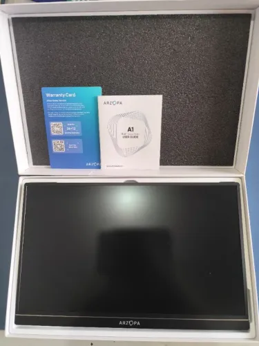 Monitor Portátil ARZOPA A1 - 15,6 POL FHD 1080p
