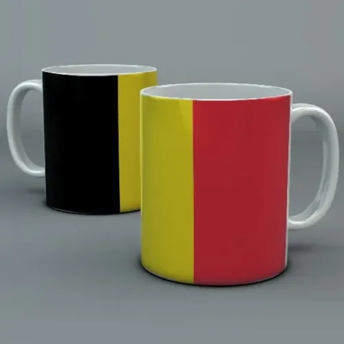 Caneca Bélgica Copa 2026 Personalizada
