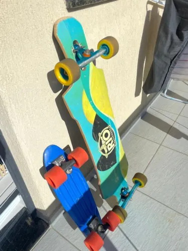 Longboard Completo Profissional - Caliber II + Red Bones + Maple Canadense + Skate Brinde