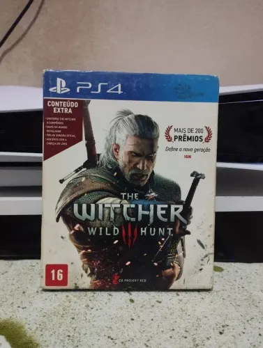 The Witcher 3 PS4 com Mapa, Manual, Trilha Sonora e Mais!