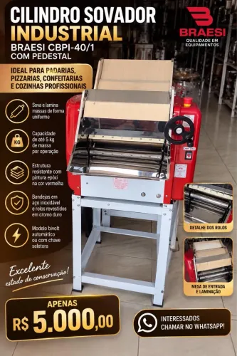 Vendo cilindro para abrir massas