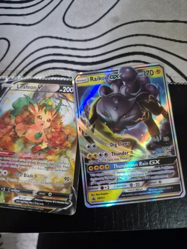 Cartas Pokémon TCG Raras EX, GX, V, Full Art e Holográficas