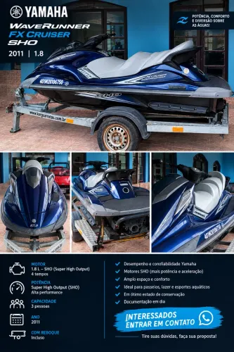 Yamaha WaveRunner FX Cruiser SHO 1.8 2011