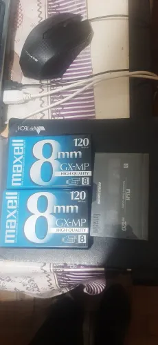 FITA MAXELL GX-MP 120 MINUTOS 8MM - RARA NOVA E LACRADA 3 unidades