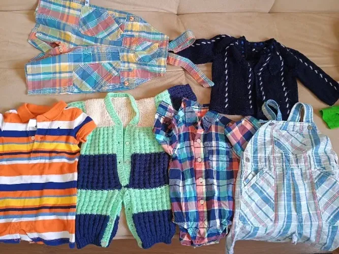 Kit Fashion com 20 Roupas de Bebê - Carters - Osh Kosh - Tyrol - Puma