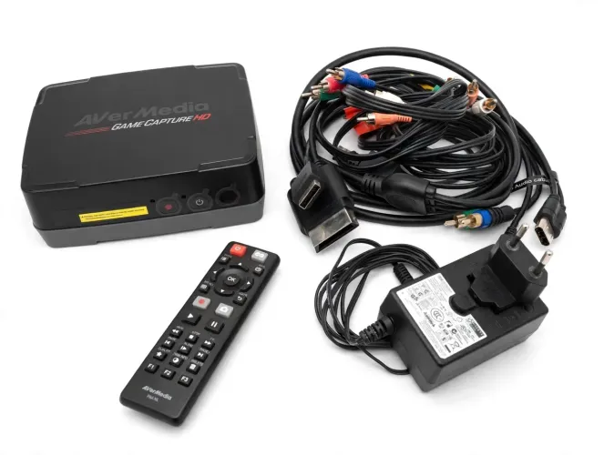 AVerMedia Game Capture Hd C281 Kit Completo Com Controle e Fonte Original 