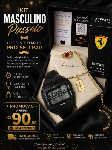 ? PROMOÇÃO KIT MASCULINO COMPLETO ?