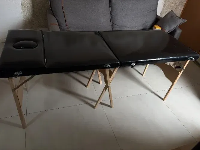 Maca dobrável com rodinhas 