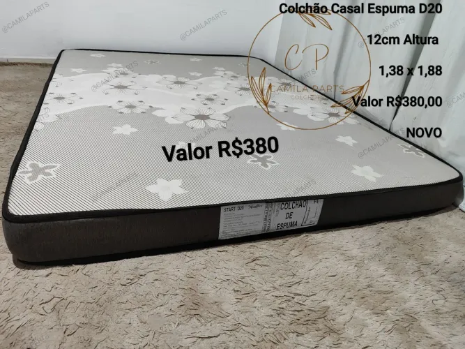 Colchão Casal Espuma D20 NOVO ENTREGO