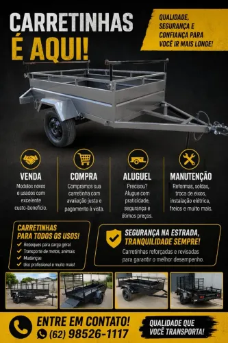 Carretinha Aluguel e Venda