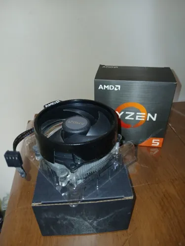 Cooler Am4 Amd Wraith Stealth Preto + Caixa Ryzen 5 Original
