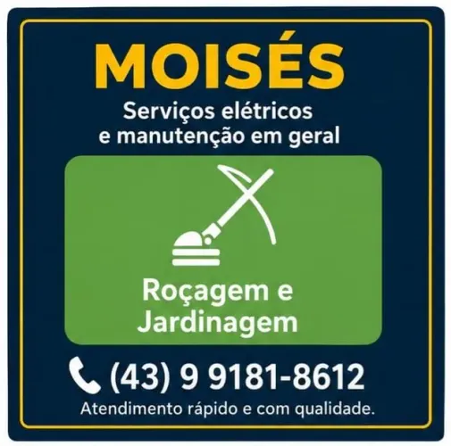 ROÇAGEM E JARDINAGEM