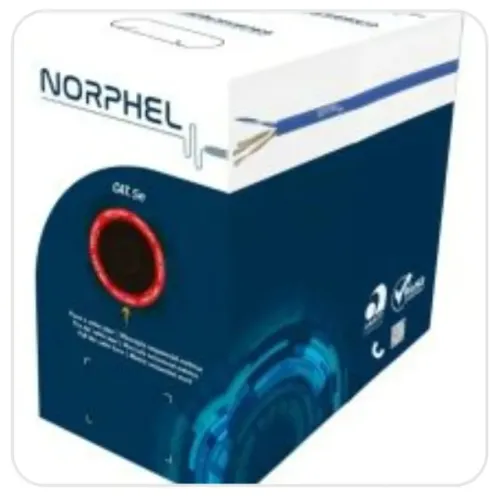 Cabo cat5e Norphel 100% cobre externo 305m