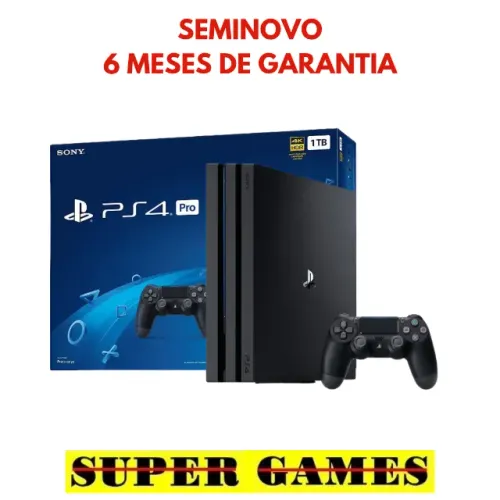 PS4 PRO 1TB (excelente). Loja física desde 2004, próximo ao metrô, Aceitamos Troca.