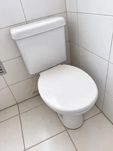 Vaso sanitário com caixa acoplada branco