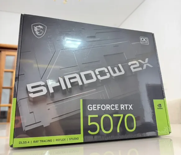 Placa de vídeo GeForce RTX 5070 MSi Shadow