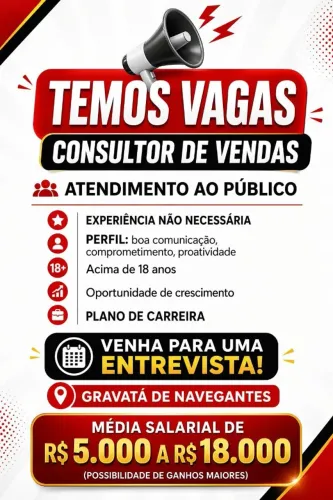 CONSULTOR DE VENDAS