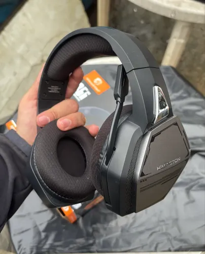 Fone Gamer Bluetooth RGB H?Maston SNS13 | Bateria Longa + Som Potente