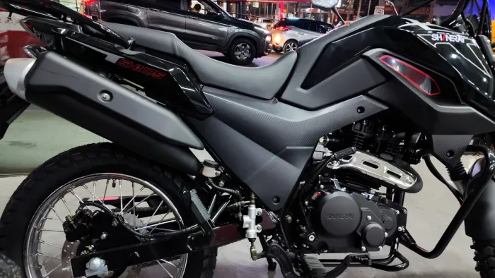 Moto zerada.