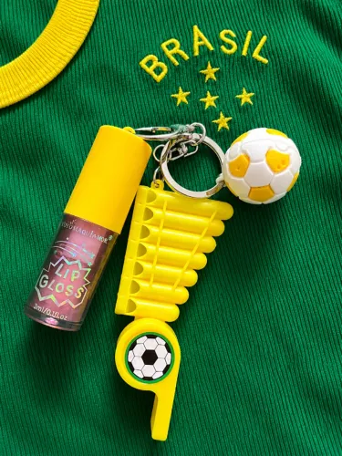 Lip Gloss Copa Do Mundo Copa Brasil Maquiagem 