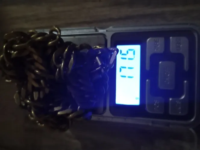 Corrente moeda antiga ,um por um com pingente,171g 