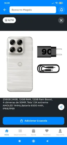Motorola Edge 70 pro novinho com nota 
