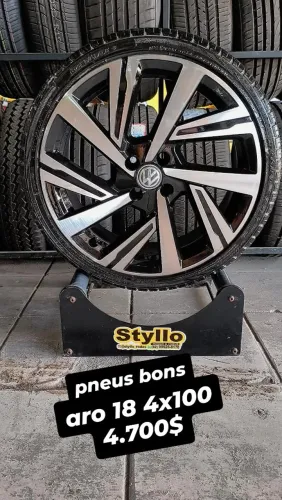aro 18 4x100 pneus bons