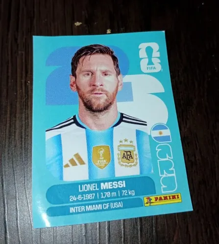 Figurinha da copa do mundo 2026 Messi 