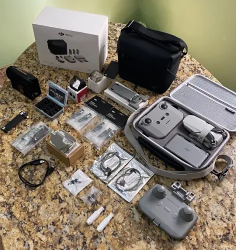 DJI Mini 2 Pro 4K - Combo Fly More, com acessórios adicionais!