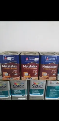 Tinta metalatex super lavável da sherwin Williams Branco extremamente resistente, promoção