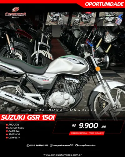 Suzuki GSR 150i 2016 > Apenas 57.000Km