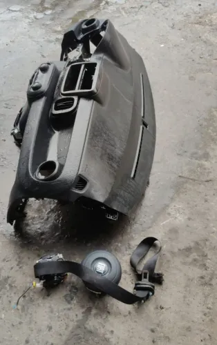 Kit Air bag original Fiat MOB 2024 bolsa símbolo preto 