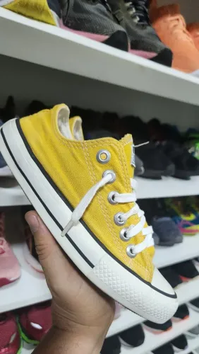 Tênis Converse All Star Original Amarelo Mostarda - Vintage - 34,5