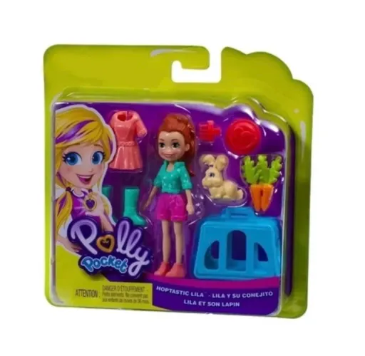 Polly Pocket Lila Hopstatic