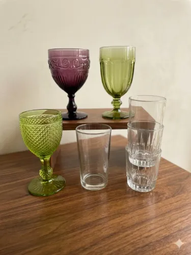 PEÇAS DE VIDRO DECORATIVAS E UTILITÁRIAS