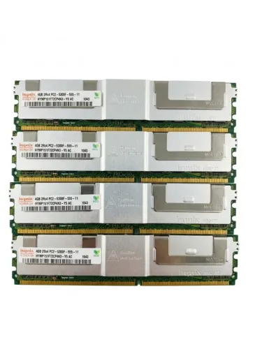 Kit 16GB (4x 4GB) Memória Ram Servidor Hynix DDR2 667mhz PC2-5300F ECC