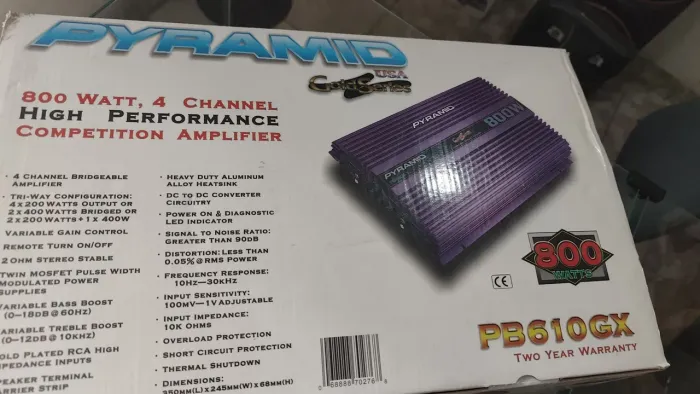 Potência de 800w