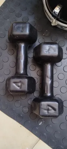 Vendo Halteres 4kg emborrachado