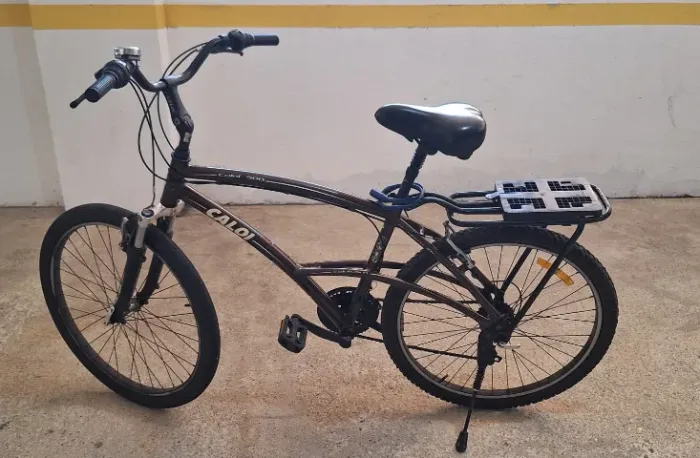 Bicicleta Caloi 500 com cadeirinha